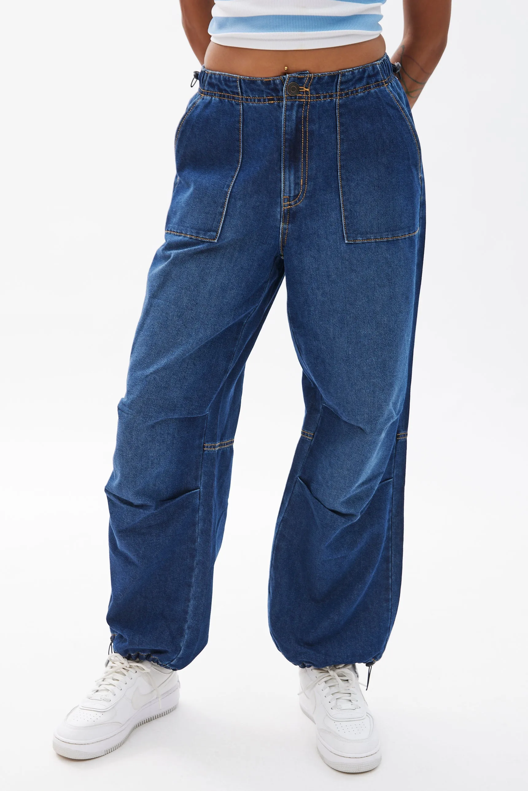 AERO Premium Air Mid Rise Parachute Pant sold by Bluenotes