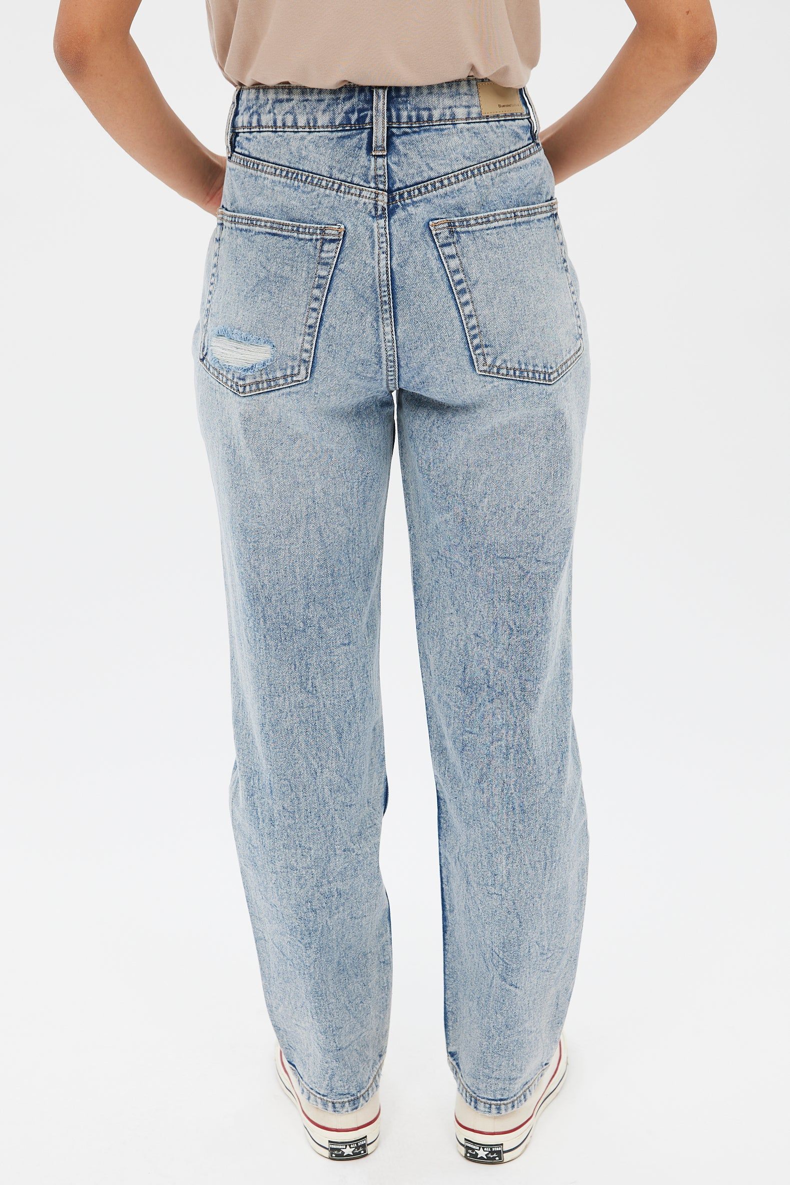 Super High Rise Straight Leg Mom Jean sold by Bluenotes product image thumbnail 2