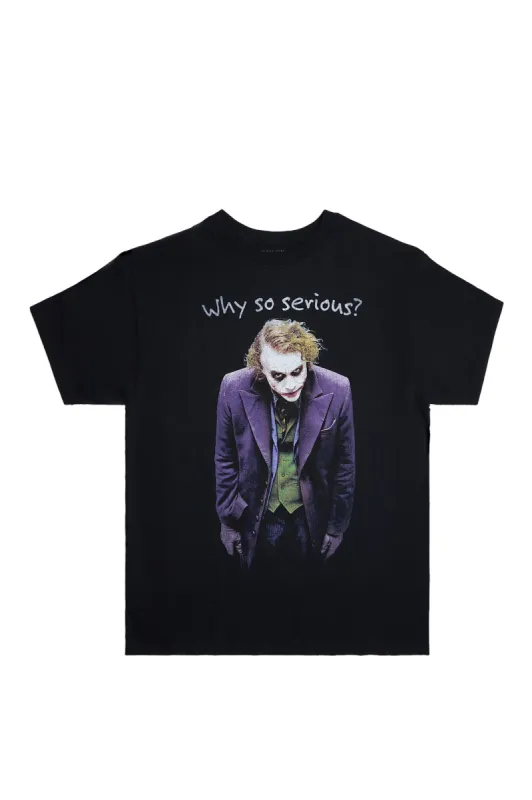The Joker Why So Serious Graphic Tee sold by Bluenotes
