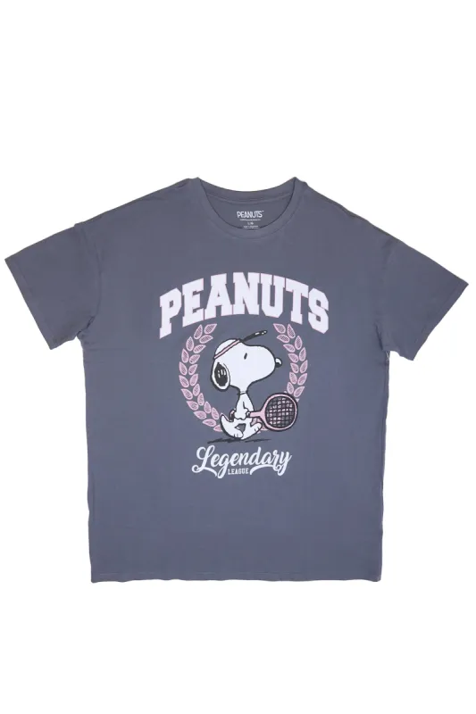 Peanuts Snoopy Legend Graphic Relaxed Tee sold by Bluenotes
