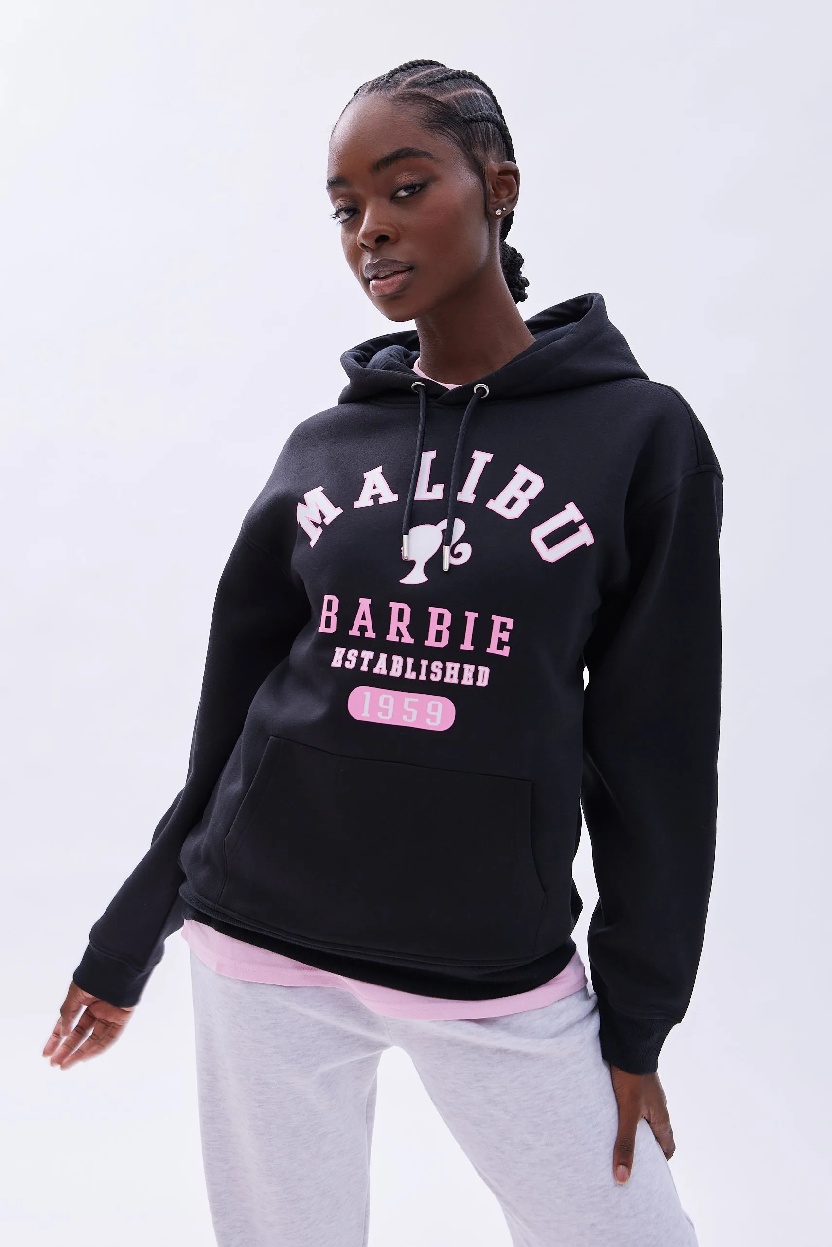 Barbie Malibu Graphic Oversized Hoodie sold by Bluenotes