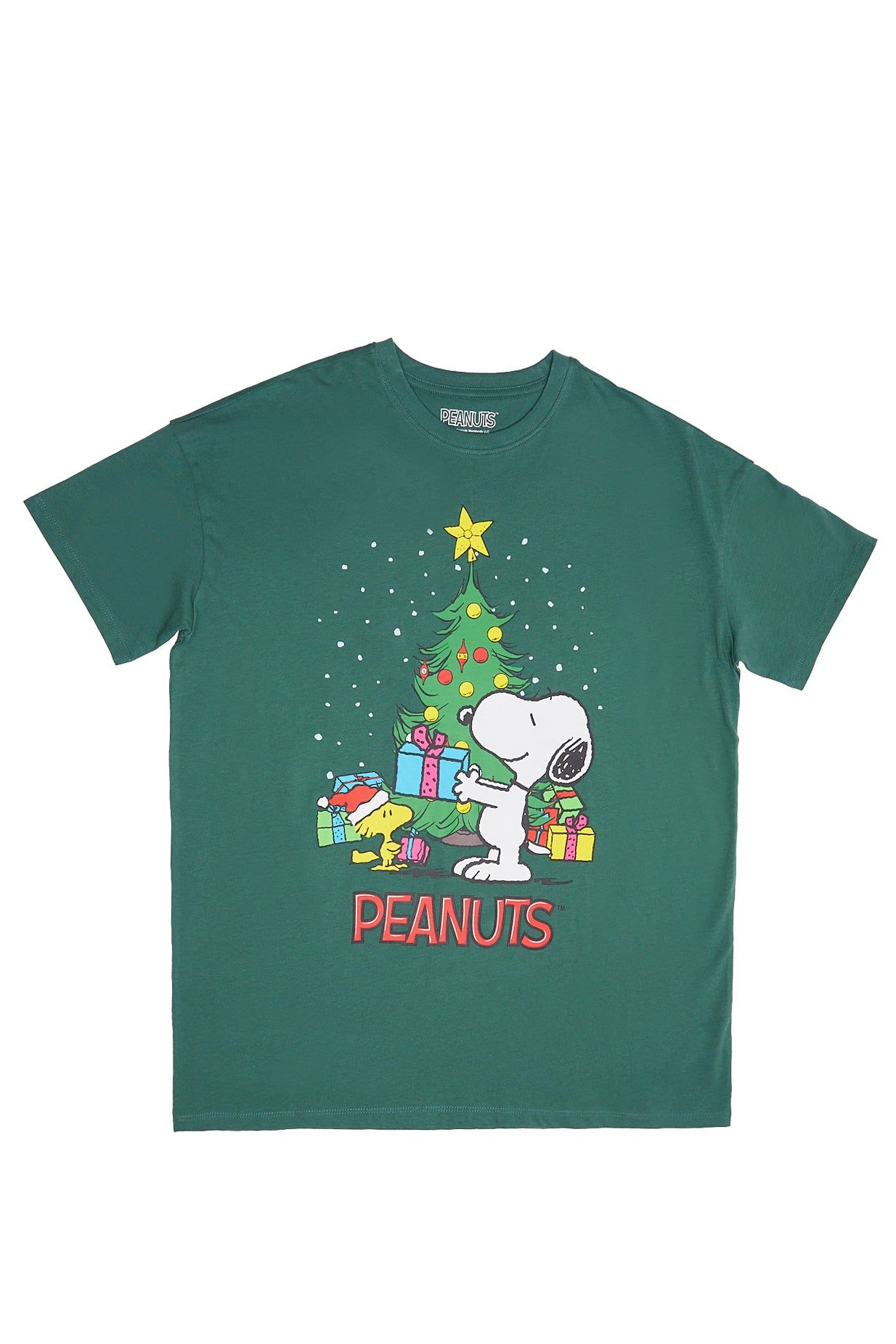 Peanuts Snoopy Christmas Graphic Relaxed Tee sold by Bluenotes