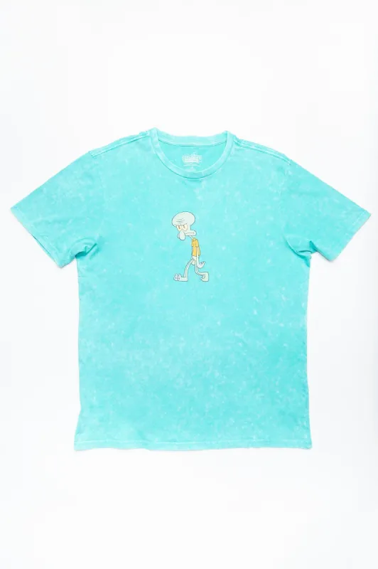Squidward Graphic Acid Wash Tee sold by Bluenotes