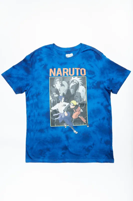 Naruto Graphic Tie Dye Tee sold by Bluenotes