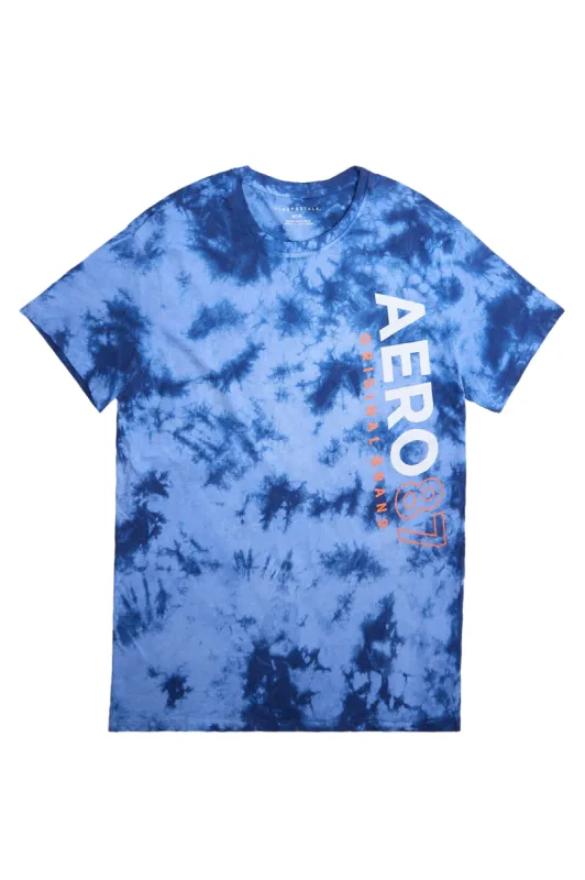 Aéropostale 87 Graphic Tie Dye Tee sold by Bluenotes