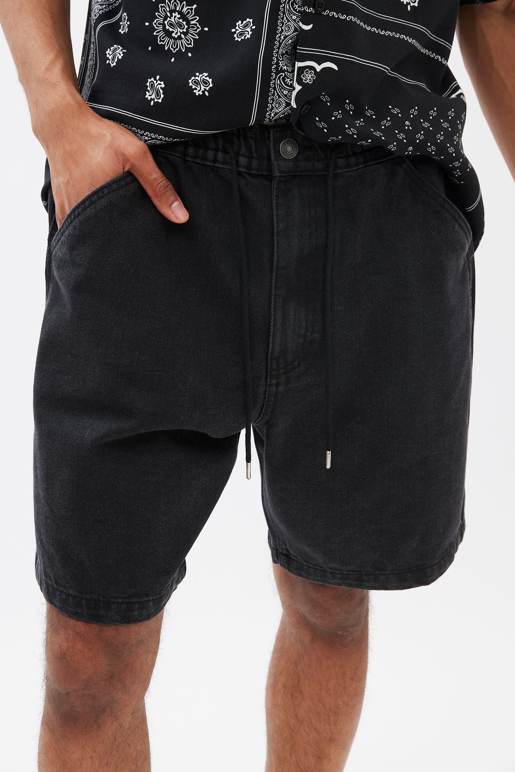 Relaxed Denim Jogger Short sold by Bluenotes product image thumbnail 3