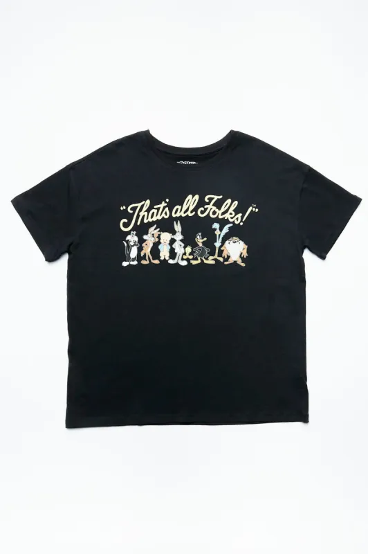 Looney Tunes Graphic Boyfriend Tee sold by Bluenotes