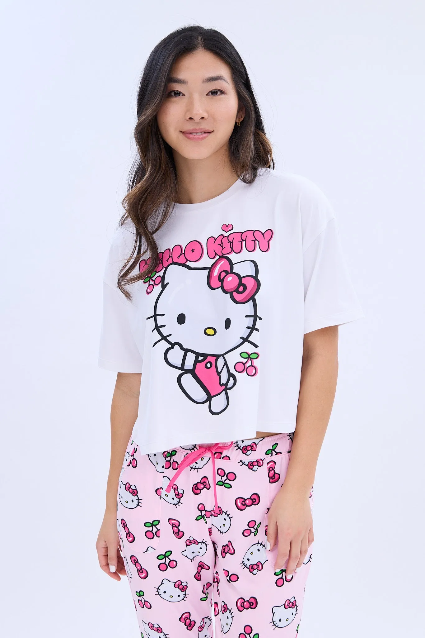 Hello Kitty Printed Pajama Jogger And Tee Set sold by Bluenotes product image thumbnail 2