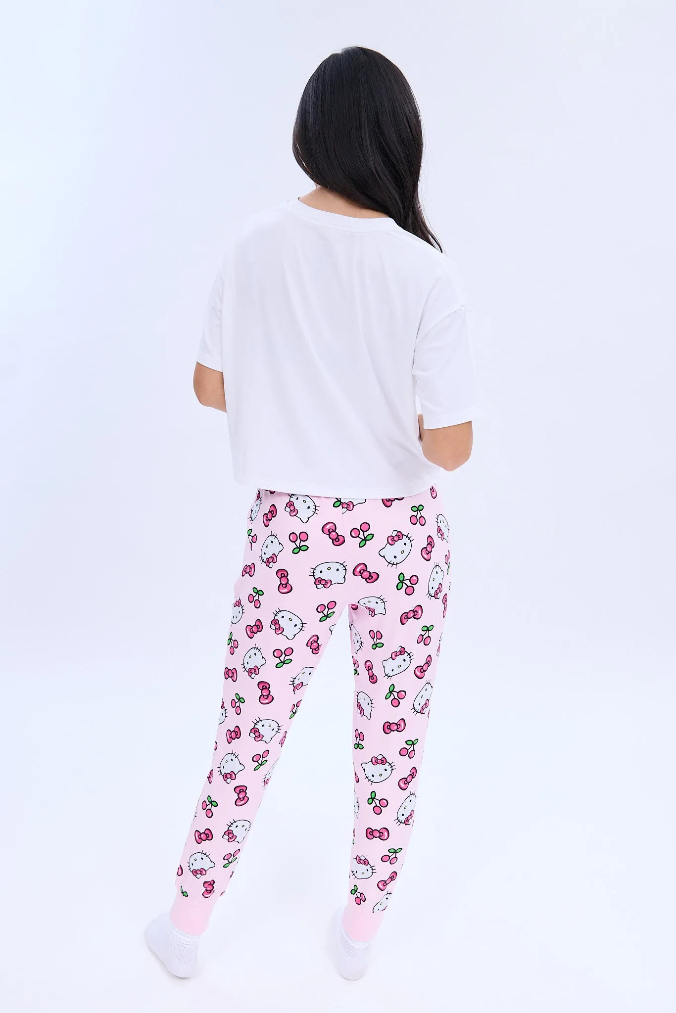 Hello Kitty Printed Pajama Jogger And Tee Set sold by Bluenotes product image thumbnail 4