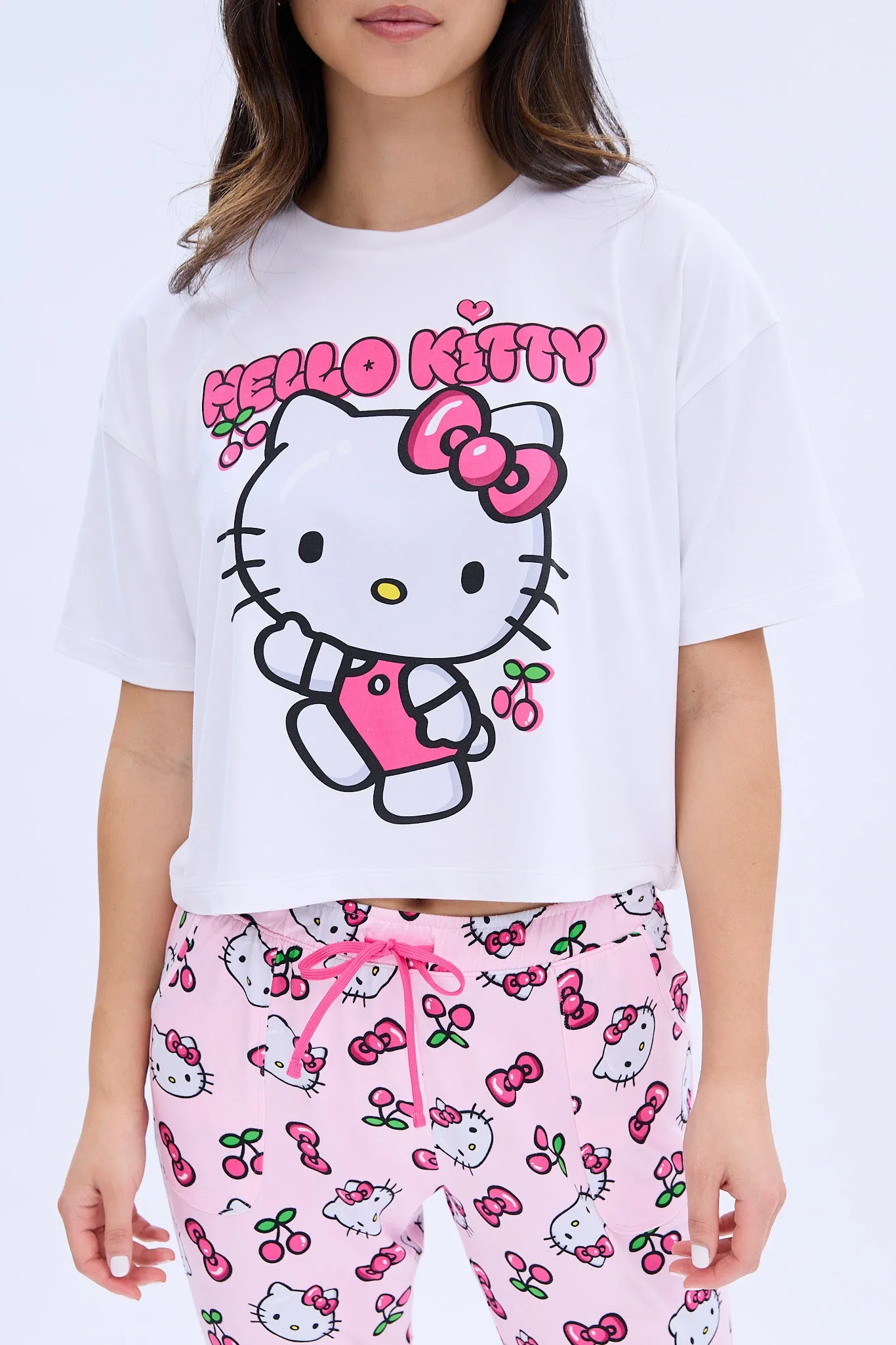 Hello Kitty Printed Pajama Jogger And Tee Set sold by Bluenotes product image thumbnail 3