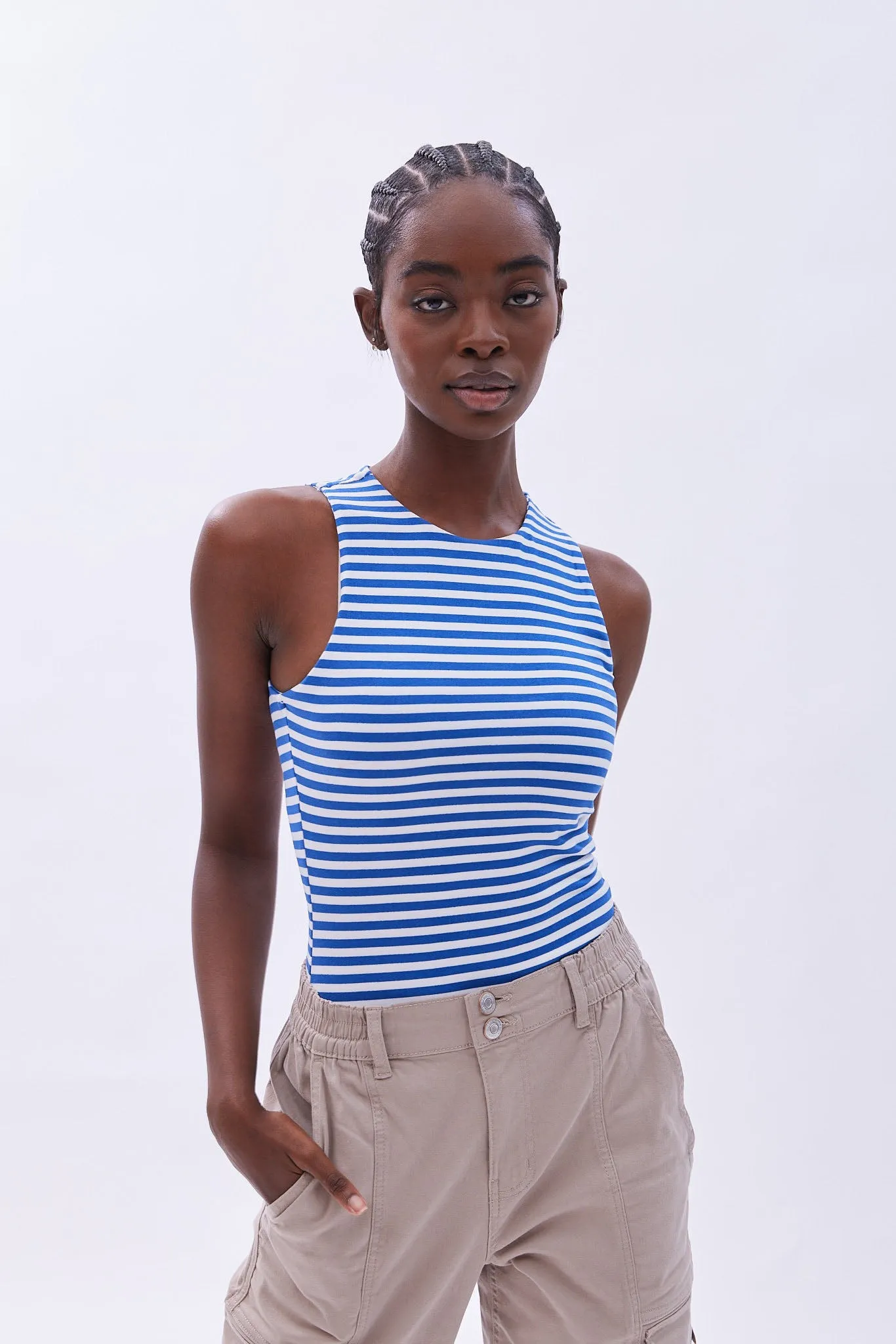 High Neck Tank Bodysuit sold by Bluenotes