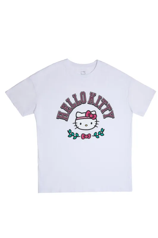 Hello Kitty Sweatband Graphic Relaxed Tee sold by Bluenotes