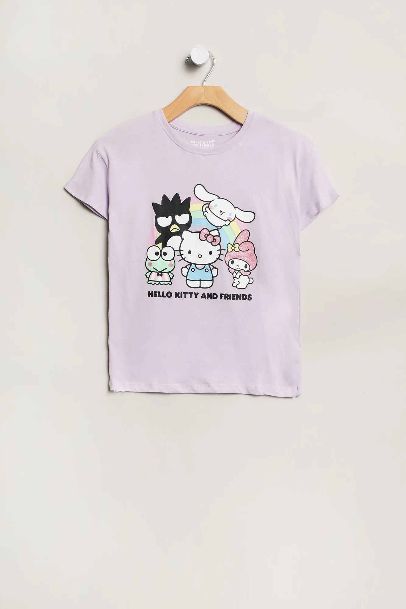 Girls' Hello Kitty And Friends Rainbow Graphic Classic Tee sold by Bluenotes
