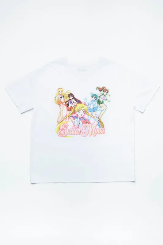 Sailor Moon Graphic Boyfriend Tee sold by Bluenotes