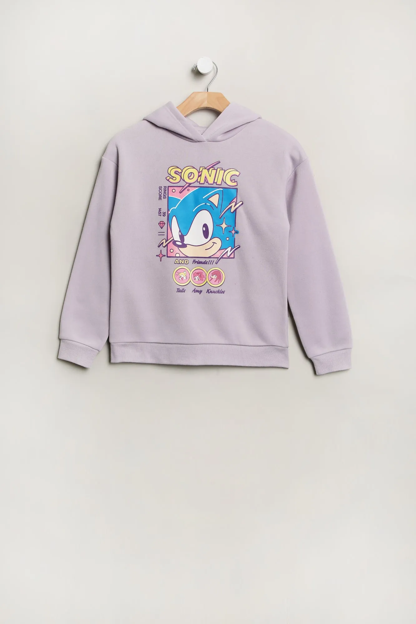 Girls' Sonic The Hedgehog Graphic Hoodie sold by Bluenotes