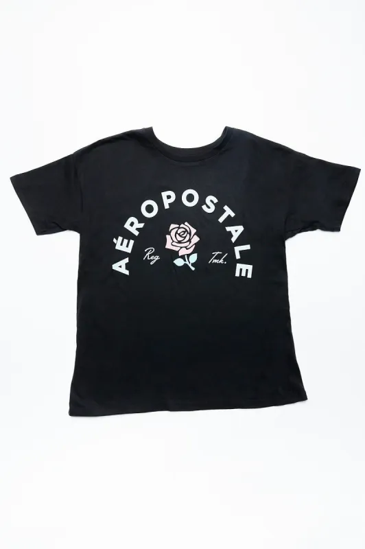AƩropostale Rose Graphic Oversized Tee sold by Bluenotes