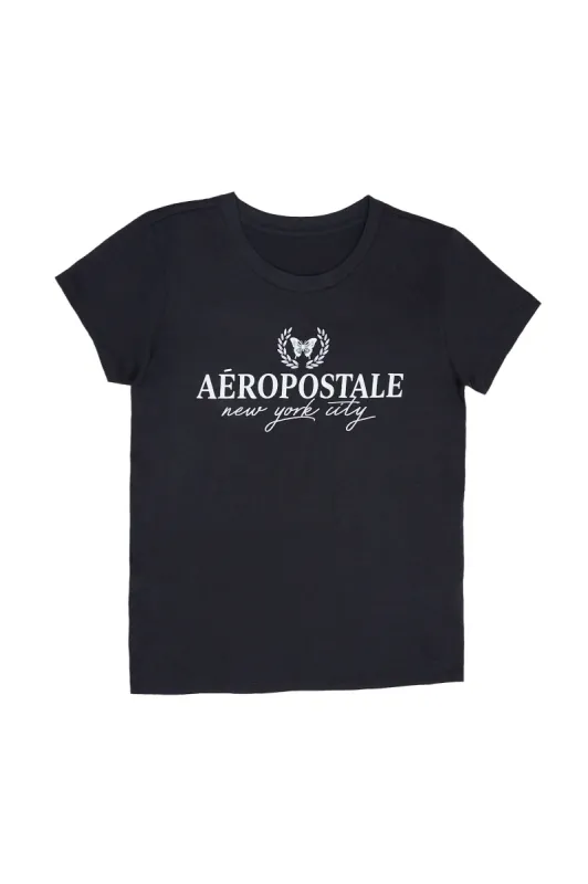 Aéropostale Butterfly Crest Graphic Classic Tee sold by Bluenotes