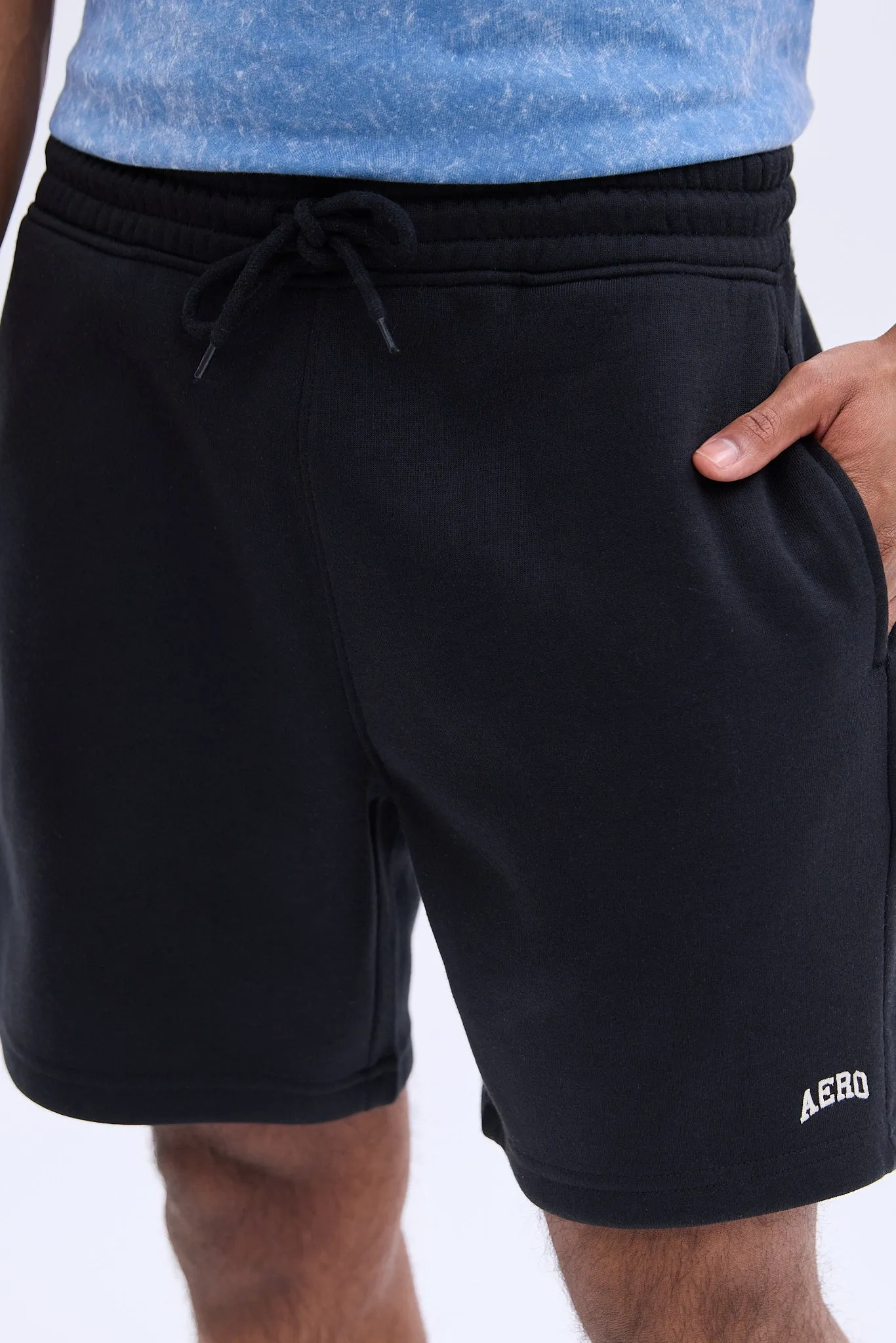 AERO Embroidered Fleece Short sold by Bluenotes product image thumbnail 2