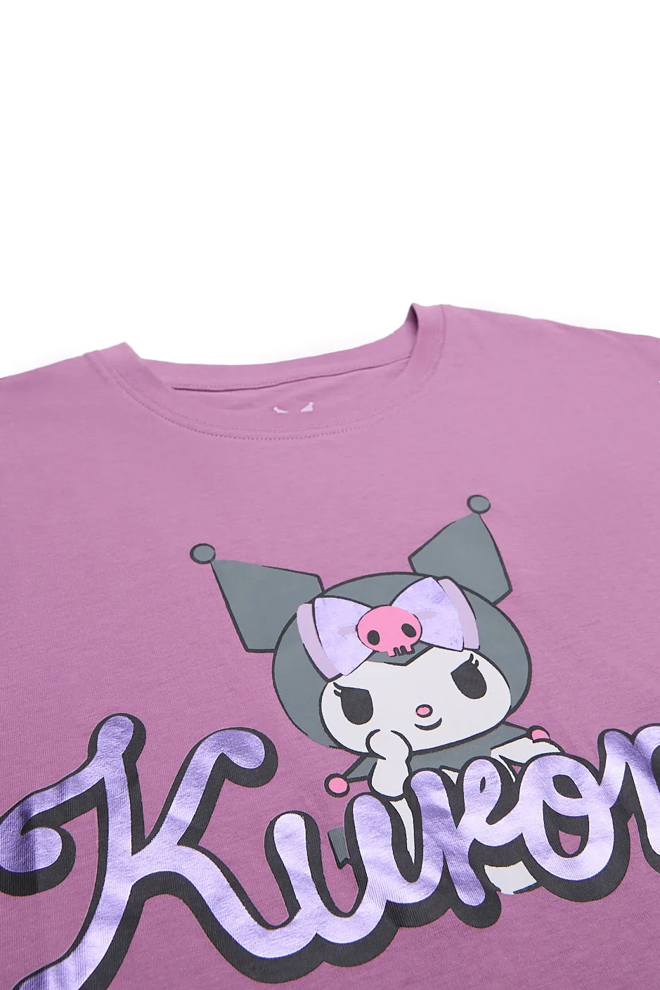 Kuromi Graffiti Graphic Relaxed Tee sold by Bluenotes product image thumbnail 2
