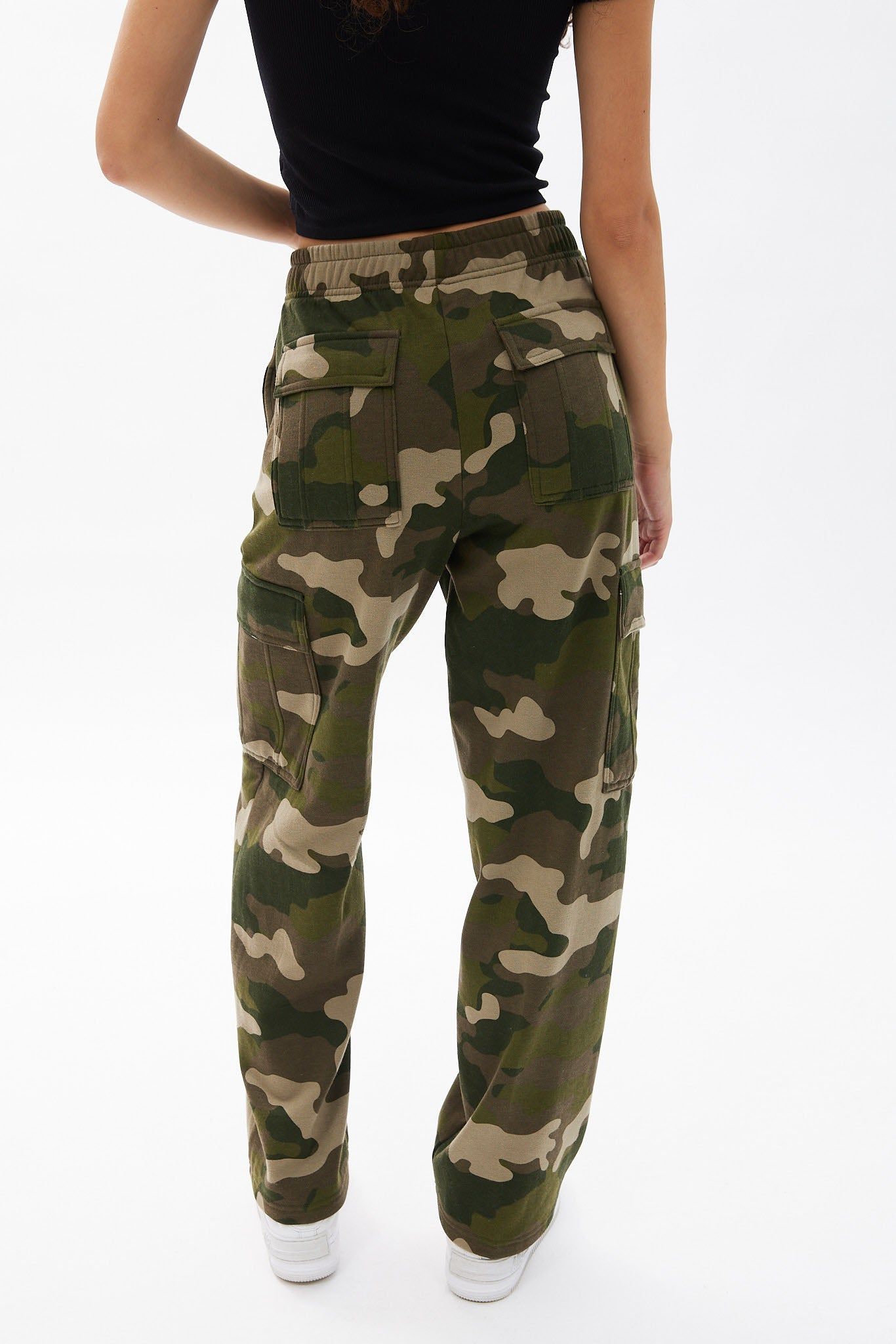 High Rise Wide Leg Cargo Jogger sold by Bluenotes product image thumbnail 4