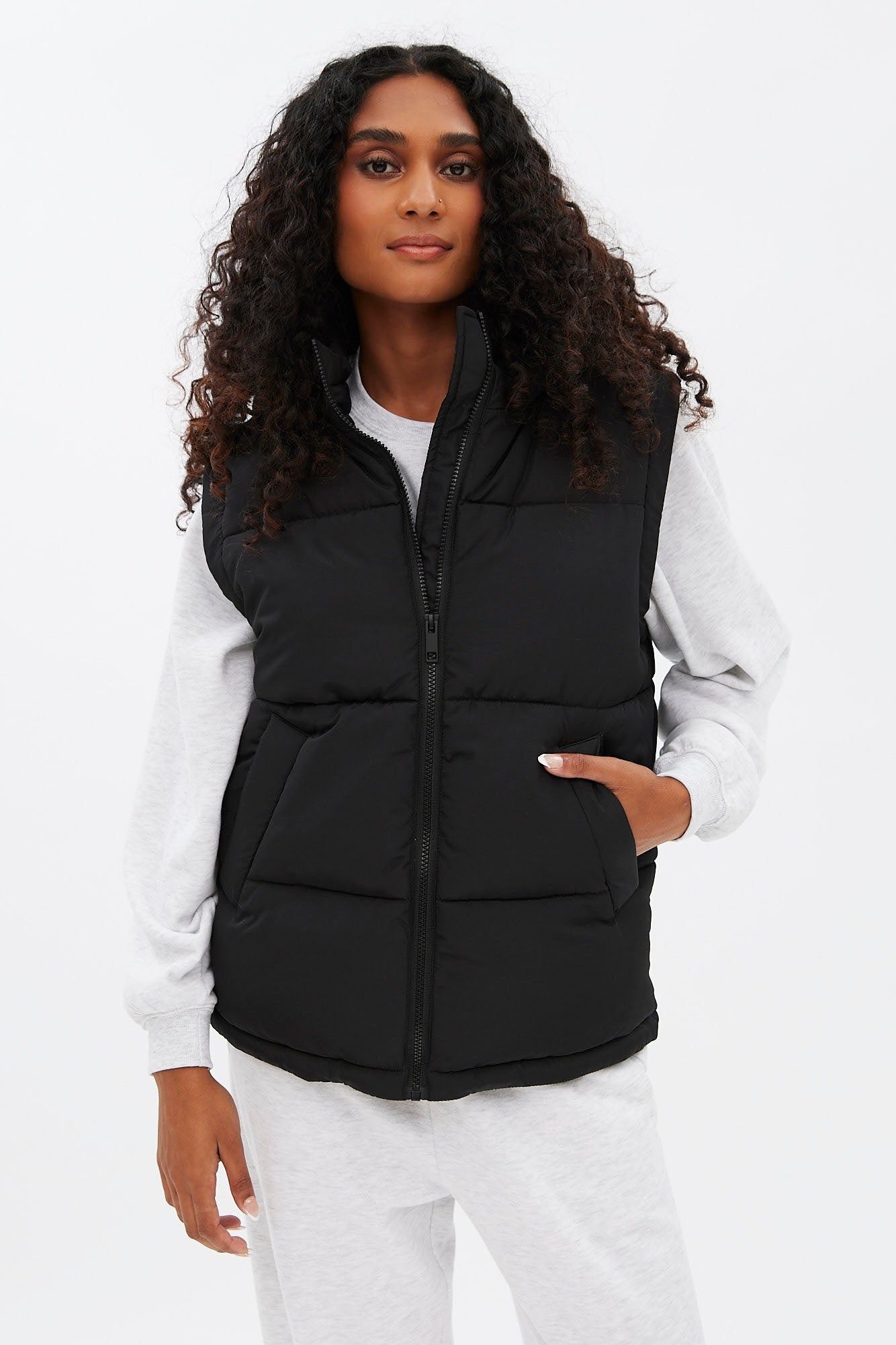 Hooded Bubble Puffer Vest sold by Bluenotes product image thumbnail 2