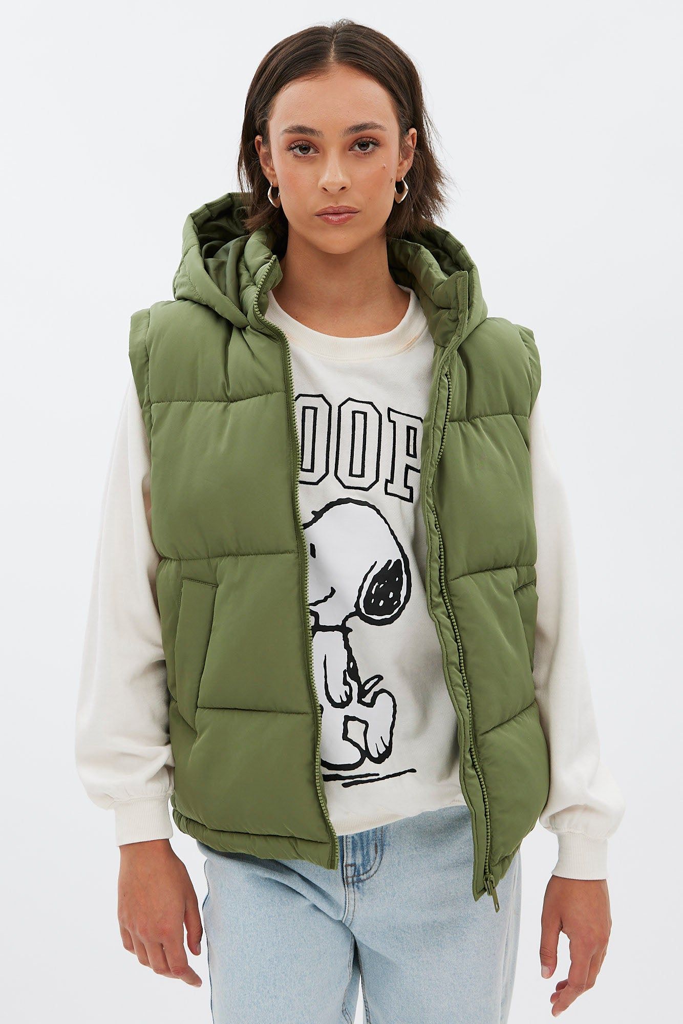 Hooded Bubble Puffer Vest sold by Bluenotes