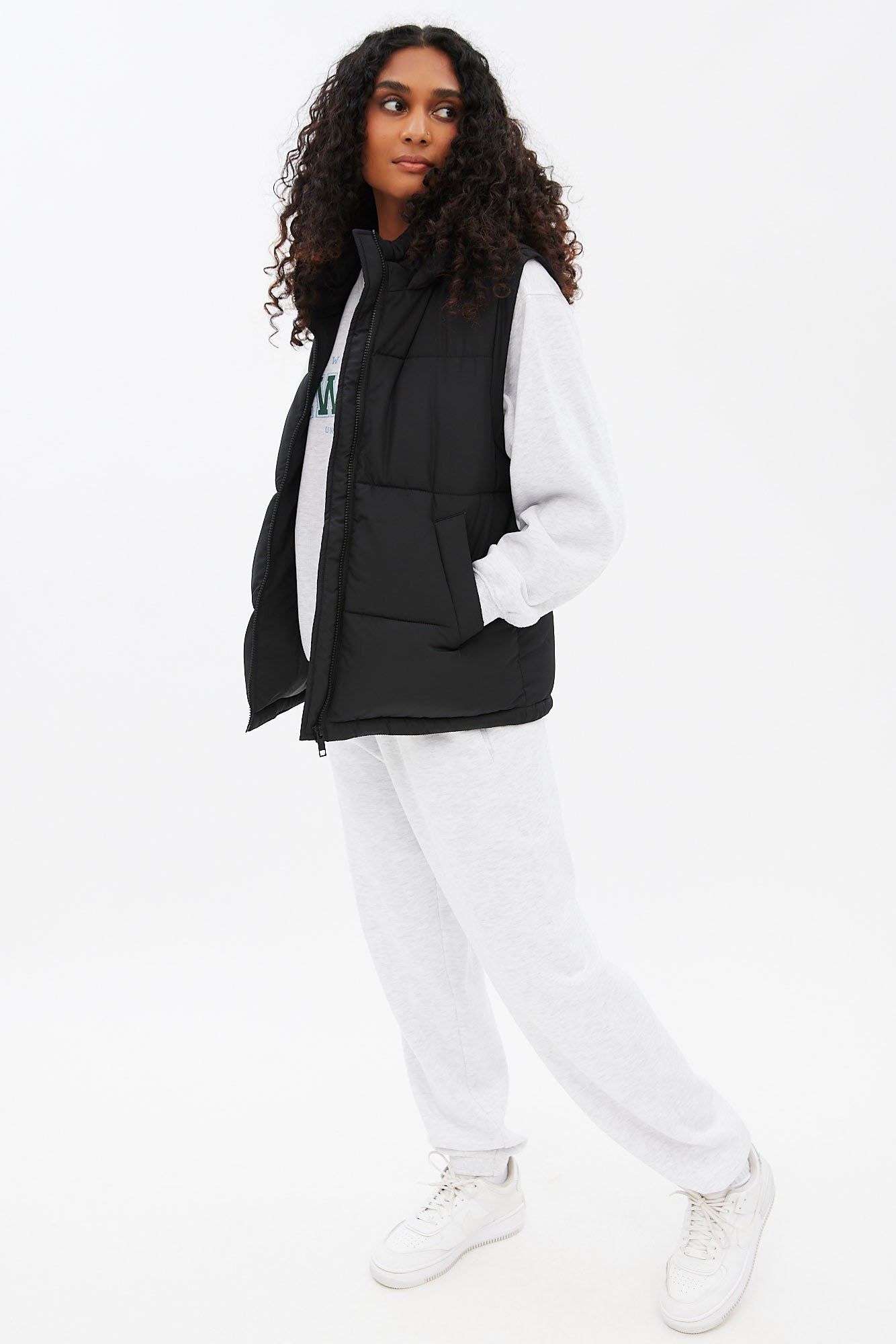 Hooded Bubble Puffer Vest sold by Bluenotes product image thumbnail 3