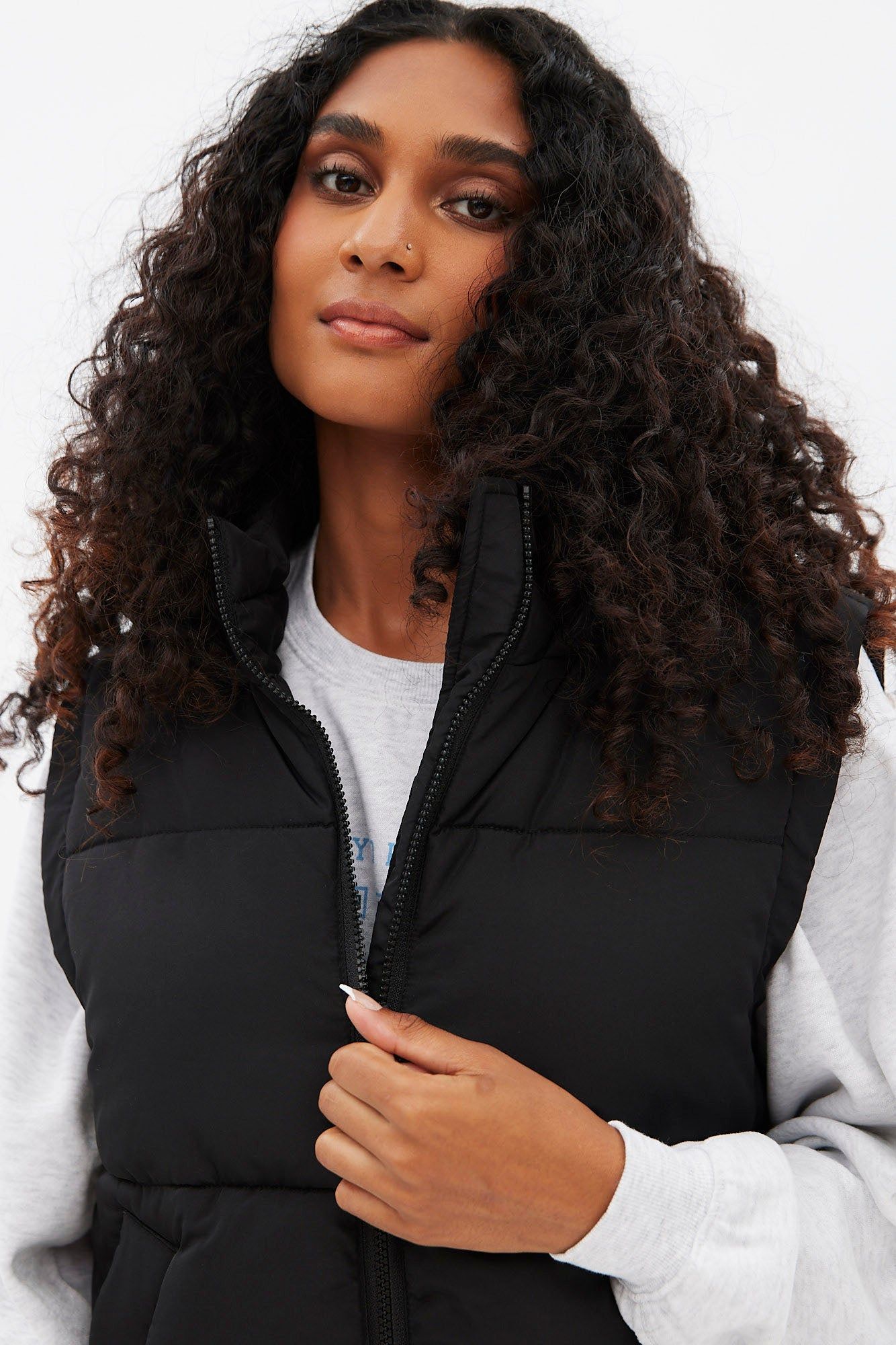 Hooded Bubble Puffer Vest sold by Bluenotes product image thumbnail 4