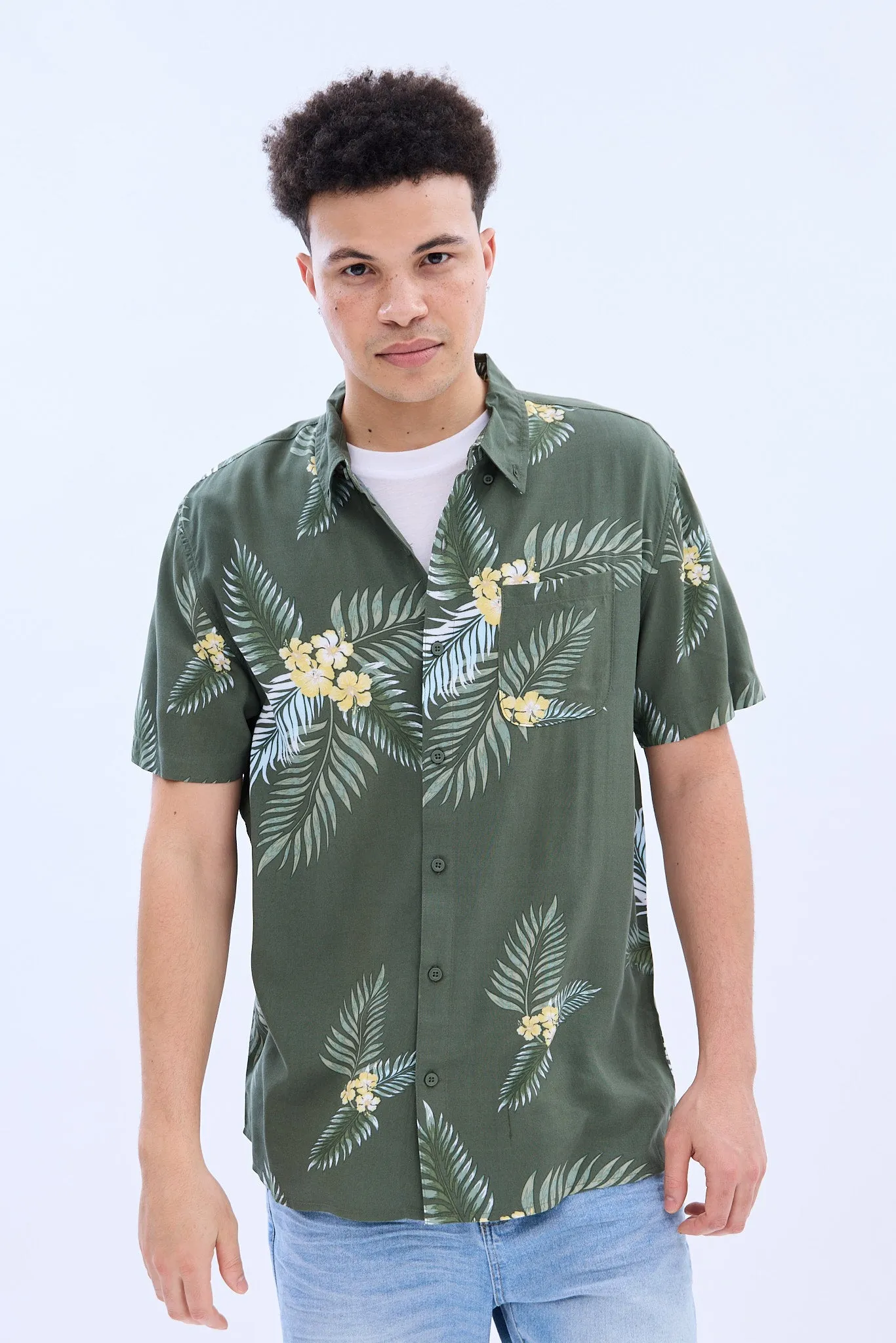 Tropical Short Sleeve Resort Shirt sold by Bluenotes