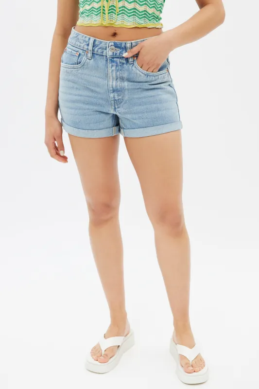 AERO Premium Air High Rise Mom Short made by Bluenotes