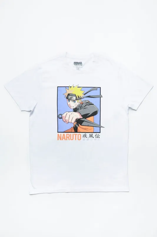 Naruto Box Graphic Tee sold by Bluenotes
