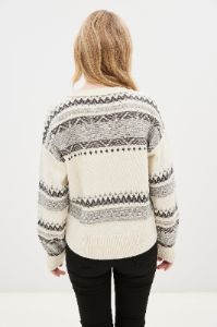 Fair Isle Crew Neck Wool Sweater sold by Bluenotes