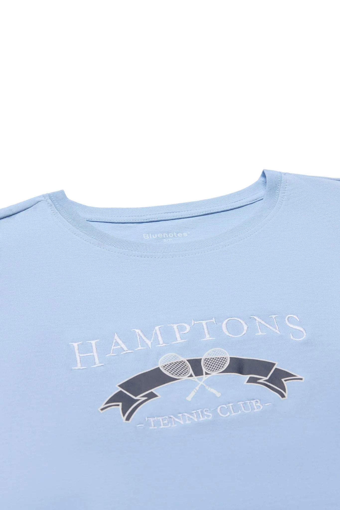 Hamptons Tennis Embroidered Relaxed Tee sold by Bluenotes product image thumbnail 2