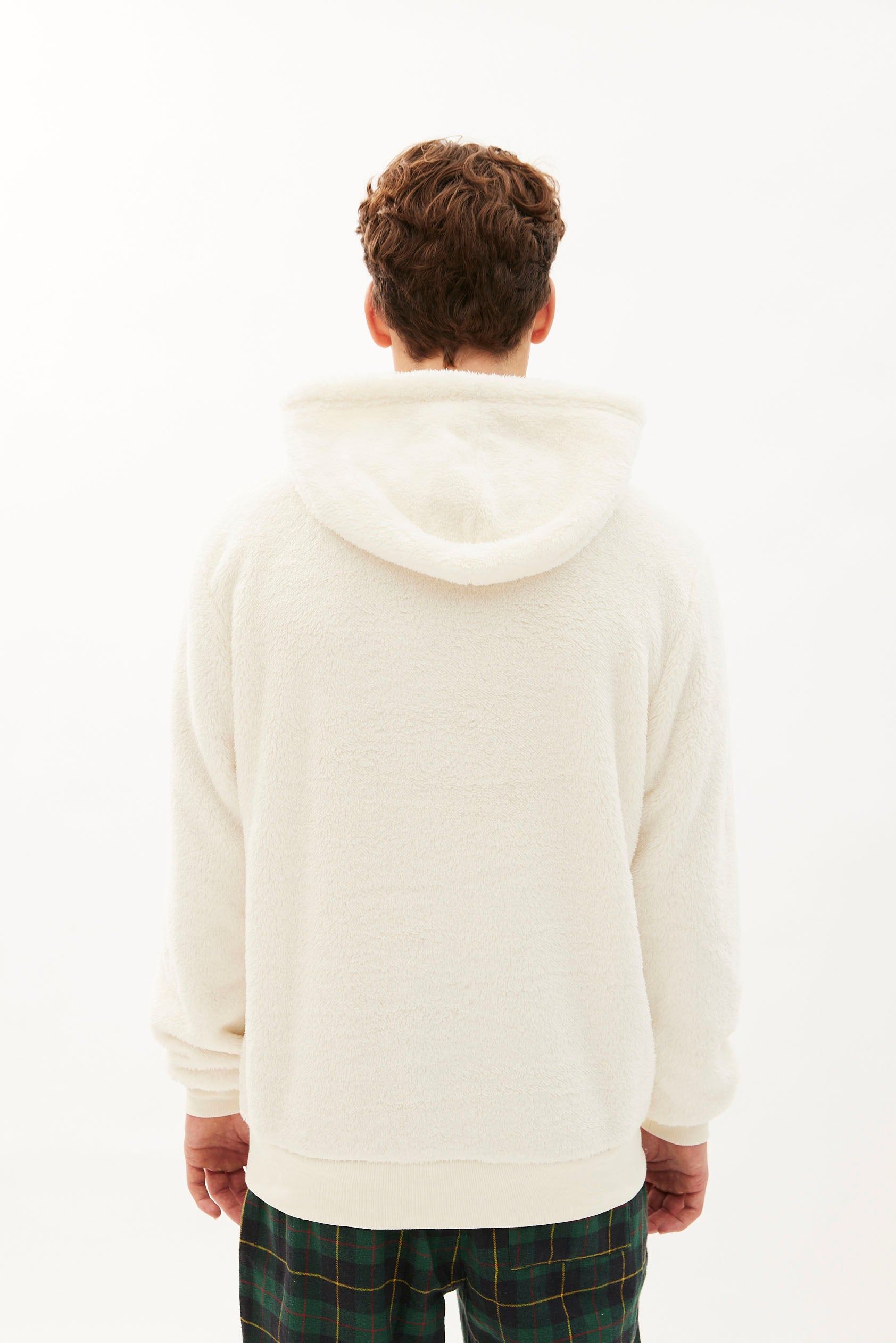 Elf Santa I Know Him Graphic Sherpa Pullover Hoodie sold by Bluenotes product image thumbnail 3