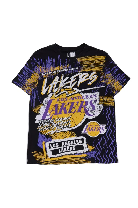 Los Angeles Lakers Graphic Tee sold by Bluenotes