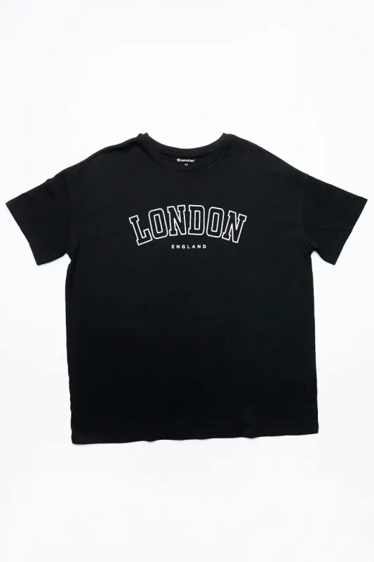 London Graphic Boyfriend Tee sold by Bluenotes