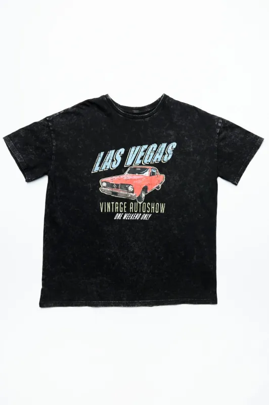 Las Vegas Graphic Boyfriend Tee sold by Bluenotes