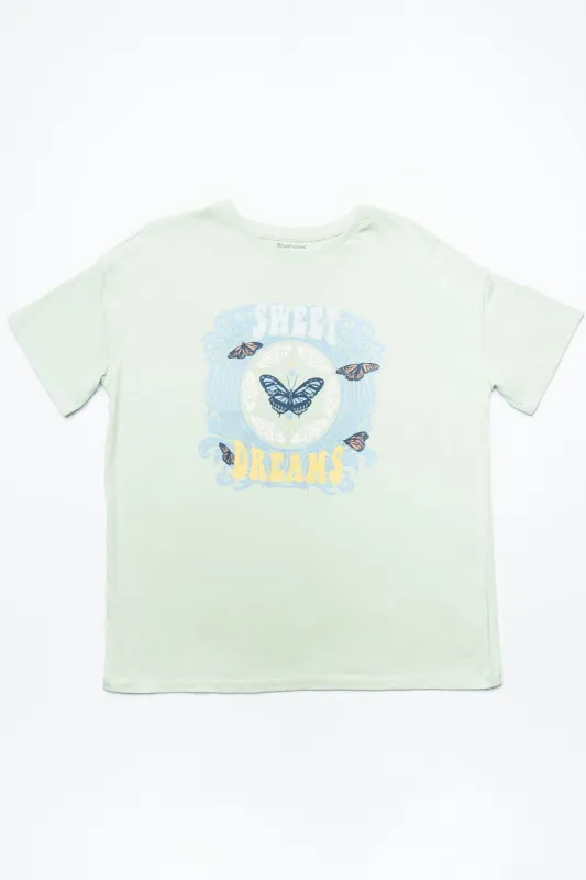 Sweet Dreams Graphic Boyfriend Tee sold by Bluenotes