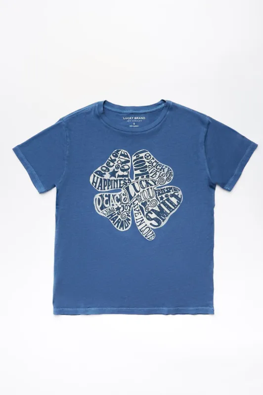 Big Clover Boyfriend Tee sold by Bluenotes