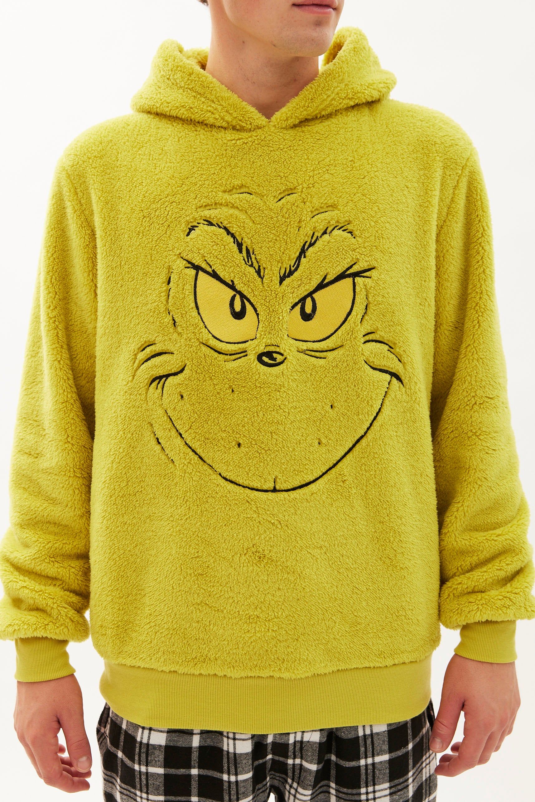 The Grinch Graphic Sherpa Pullover Hoodie sold by Bluenotes product image thumbnail 2