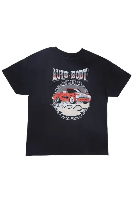 Auto Body Club Graphic Oversized Tee sold by Bluenotes