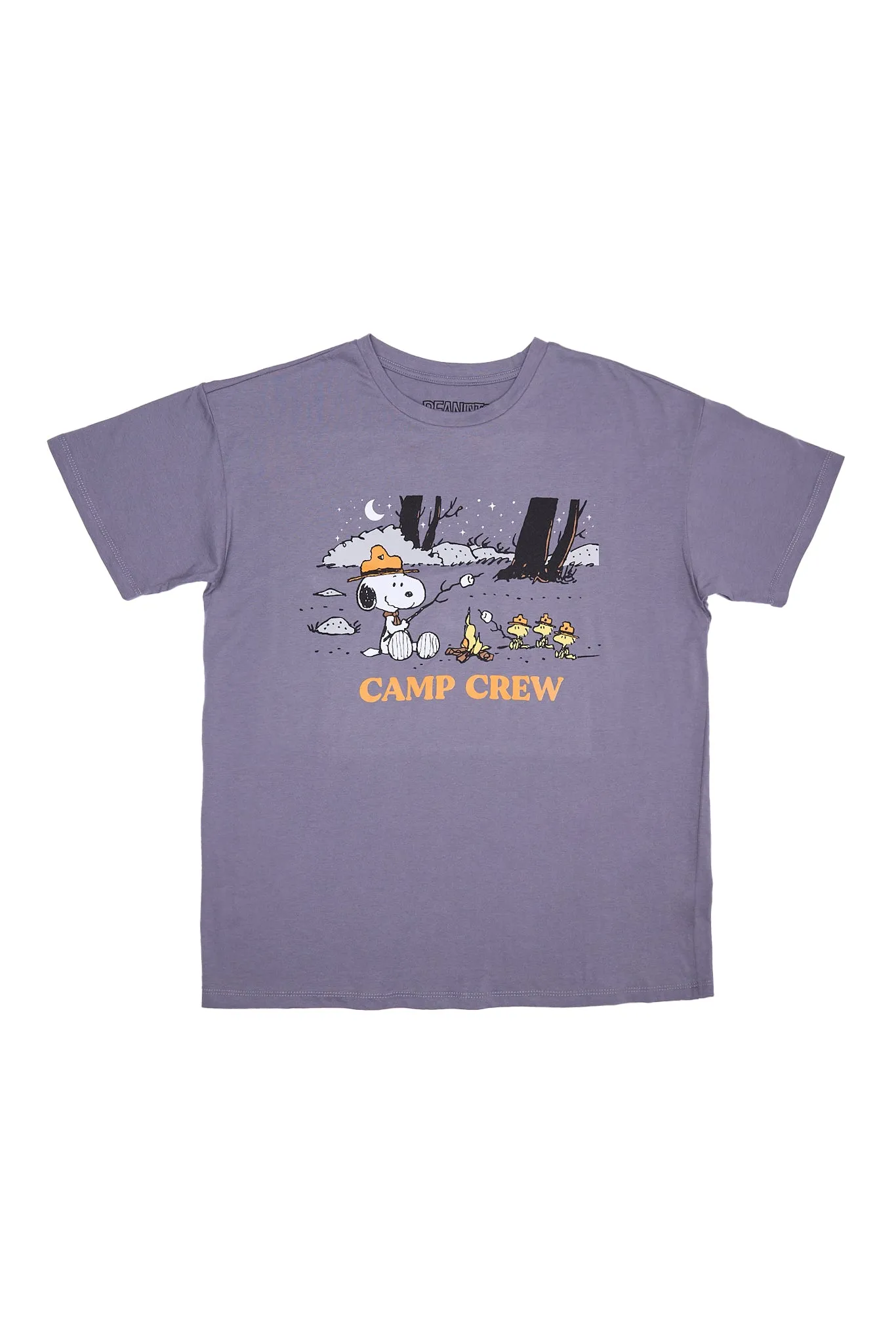 Peanuts Snoopy Camp Fire Graphic Relaxed Tee sold by Bluenotes