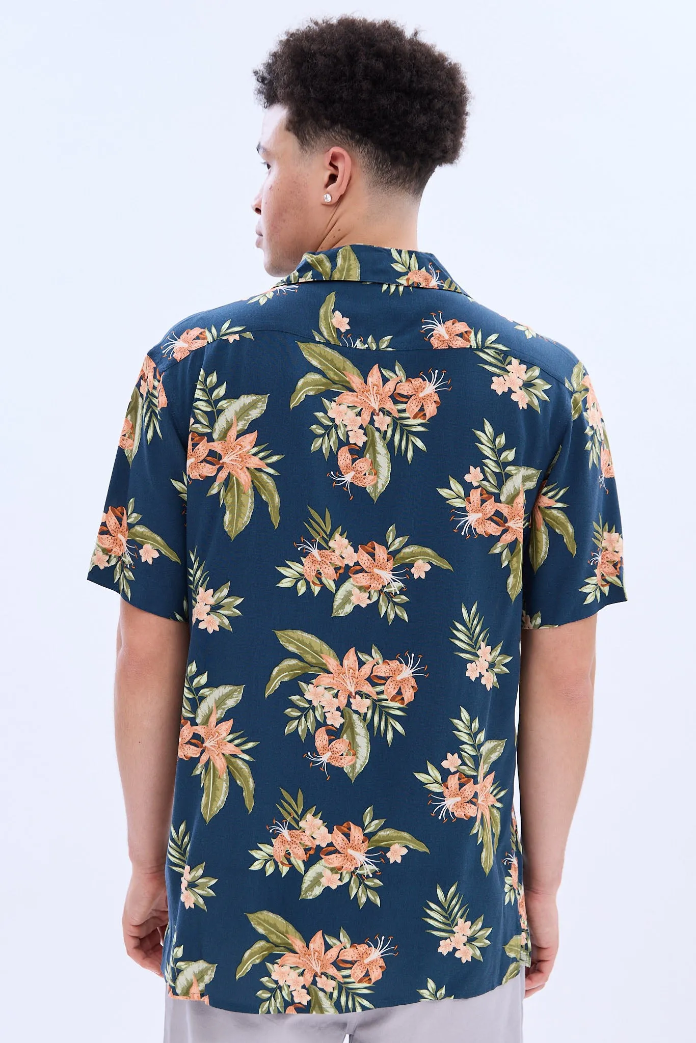 AERO Tropical Print Short Sleeve Resort Shirt sold by Bluenotes product image thumbnail 3