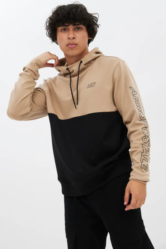 AERO Air Tech Fleece Colour Block Pullover Hoodie sold by Bluenotes