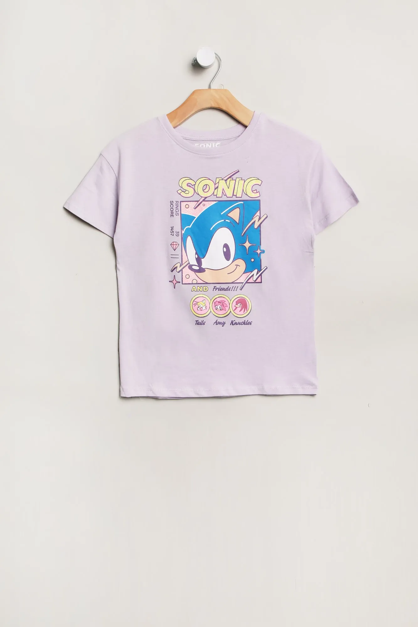Girls' Sonic Face Graphic Classic Tee sold by Bluenotes