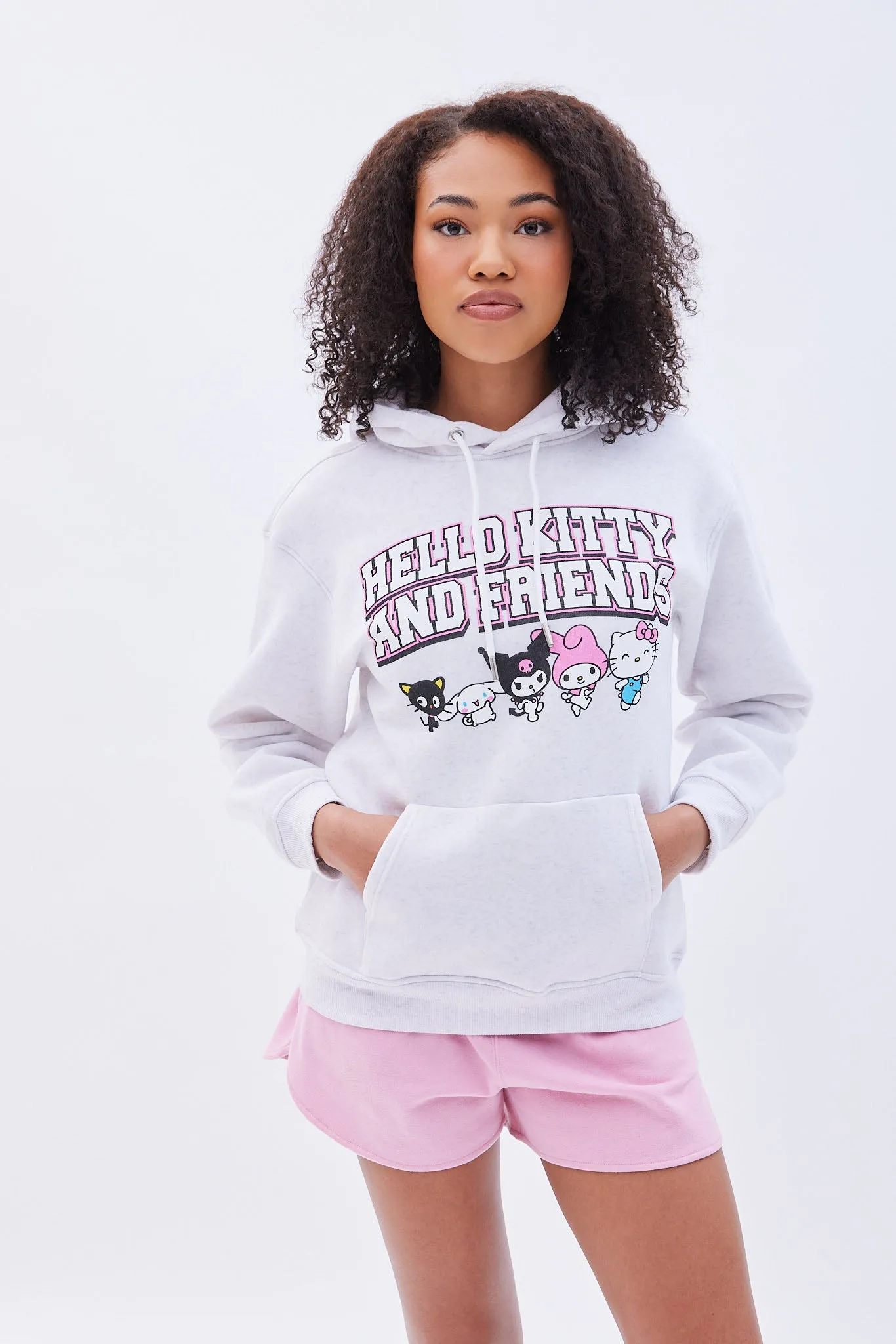 Hello Kitty And Friends Graphic Oversized Pullover Hoodie sold by Bluenotes