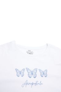 Aéropostale Butterfly Trio Graphic Boyfriend Tee sold by Bluenotes