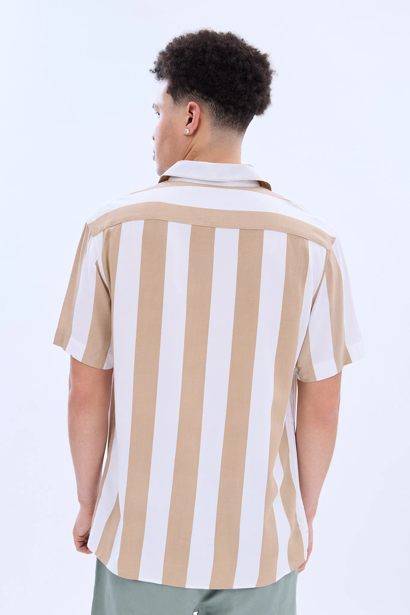 Striped Short Sleeve Resort Shirt sold by Bluenotes product image thumbnail 3