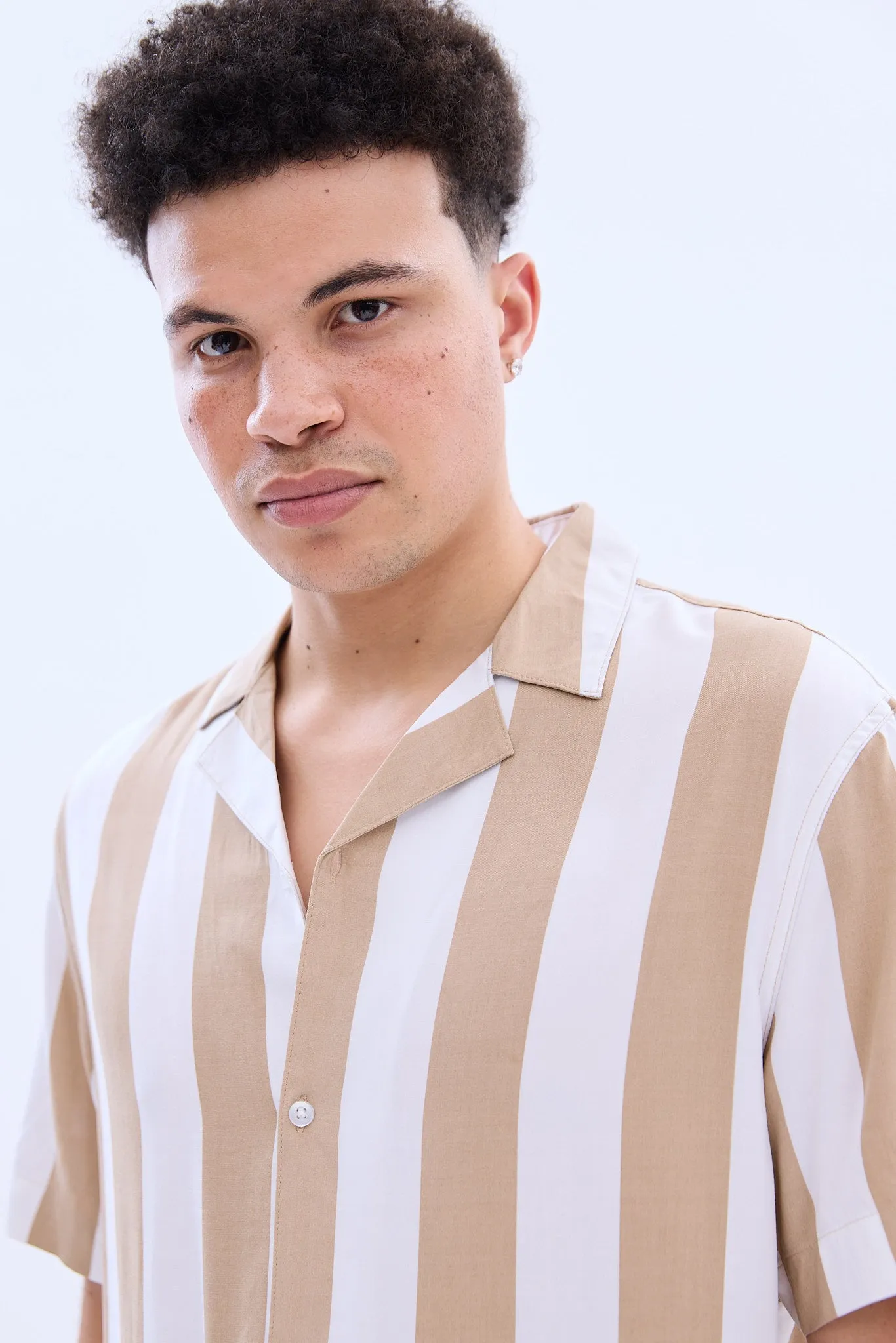 Striped Short Sleeve Resort Shirt sold by Bluenotes product image thumbnail 2