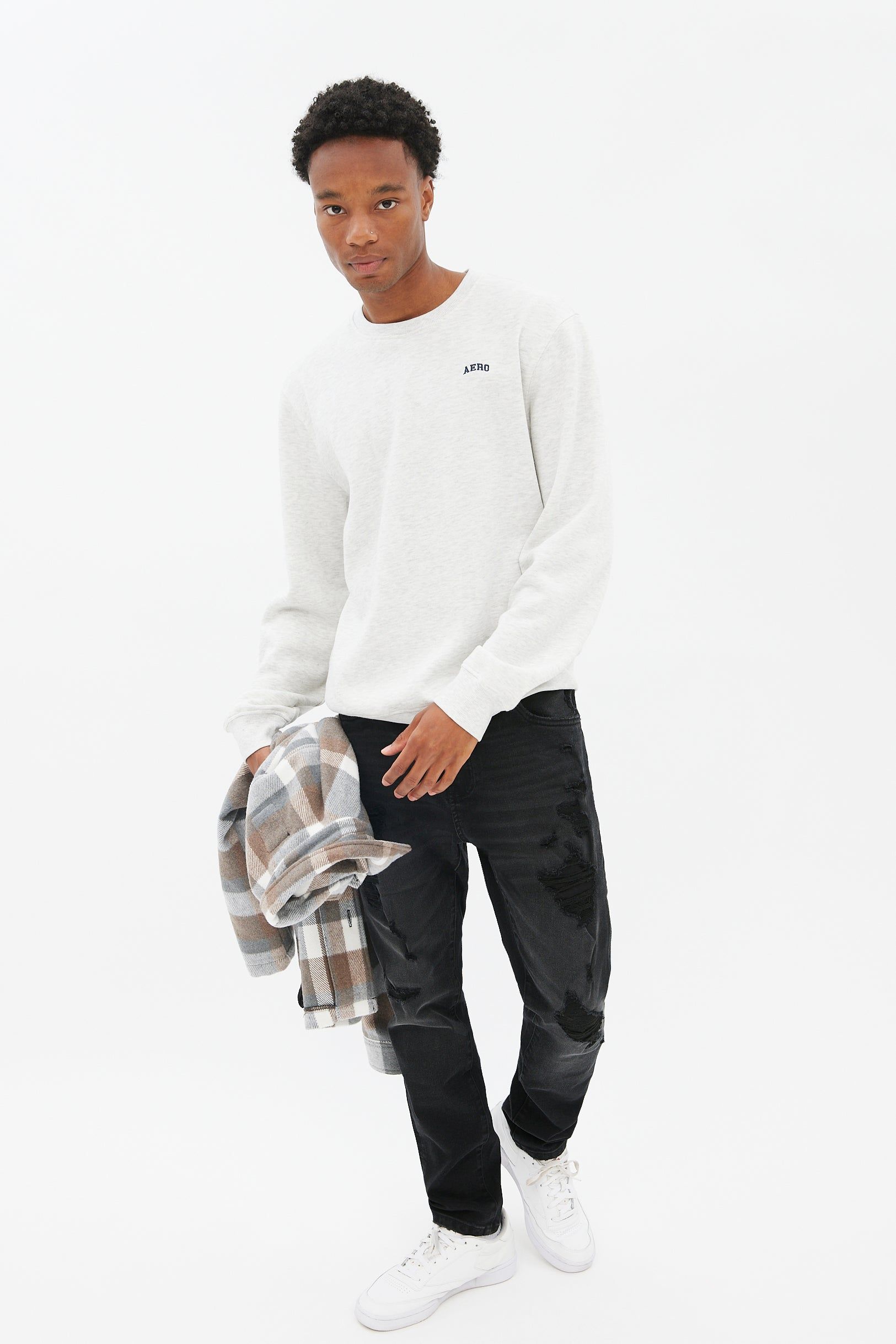 AERO Rip And Repair Athletic Skinny Jean sold by Bluenotes product image thumbnail 4